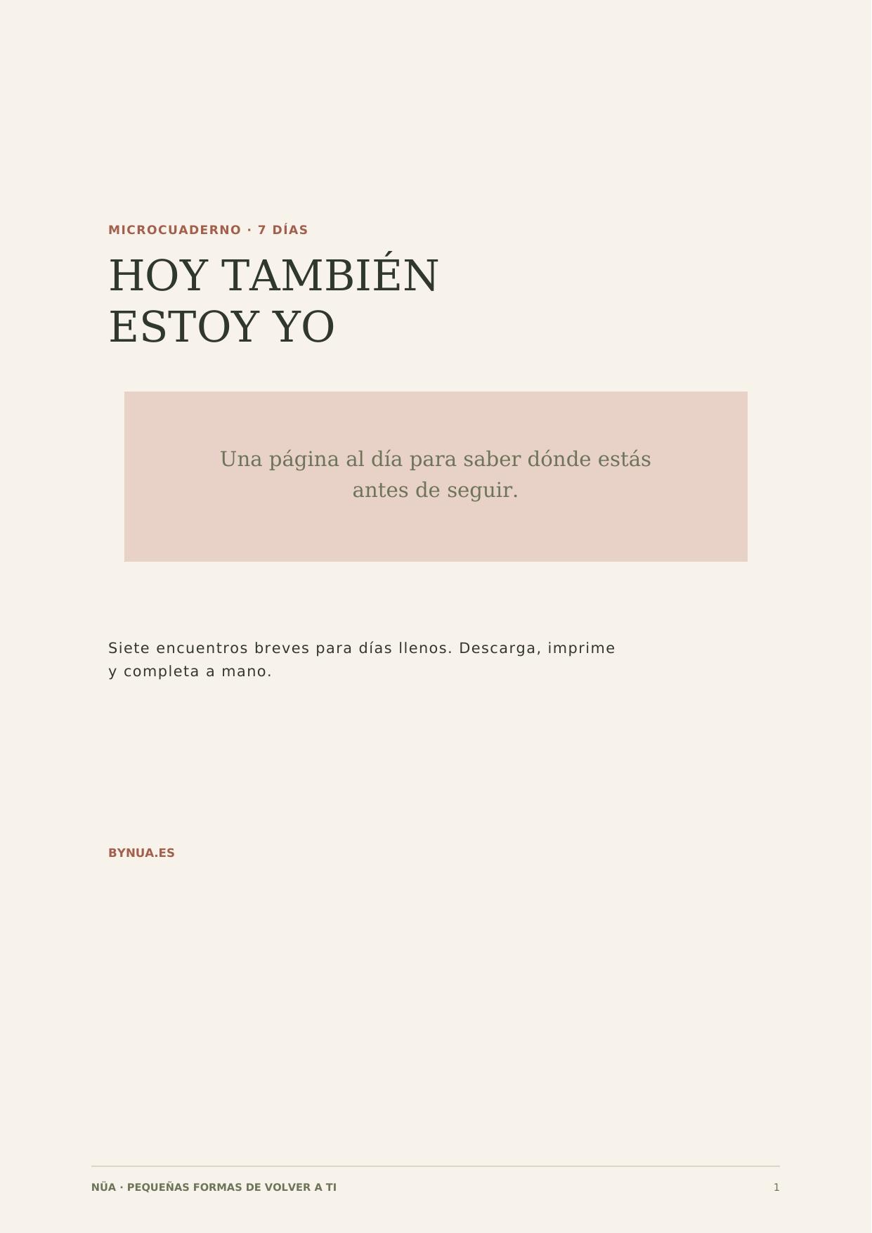 Portada de Hoy también estoy yo